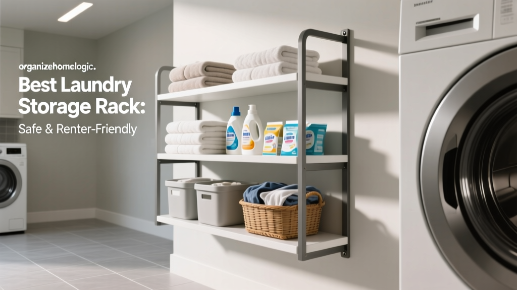 Best Laundry Room Storage Rack: Safe & Renter-Friendly