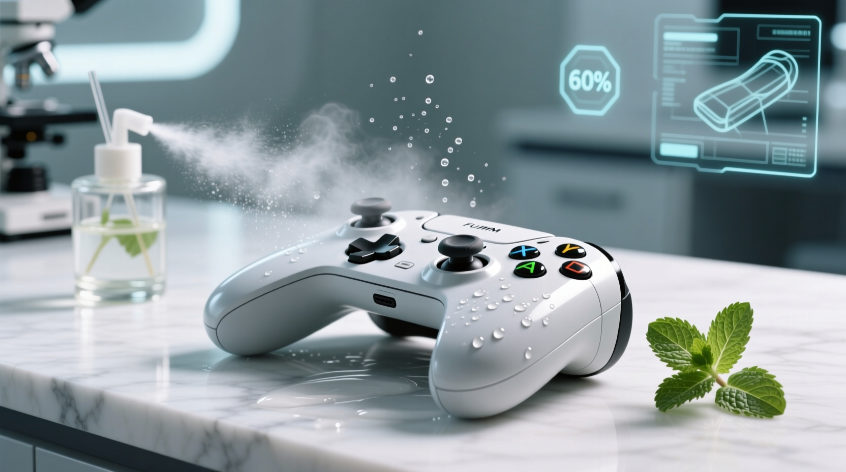 eco friendly vr controller sanitation