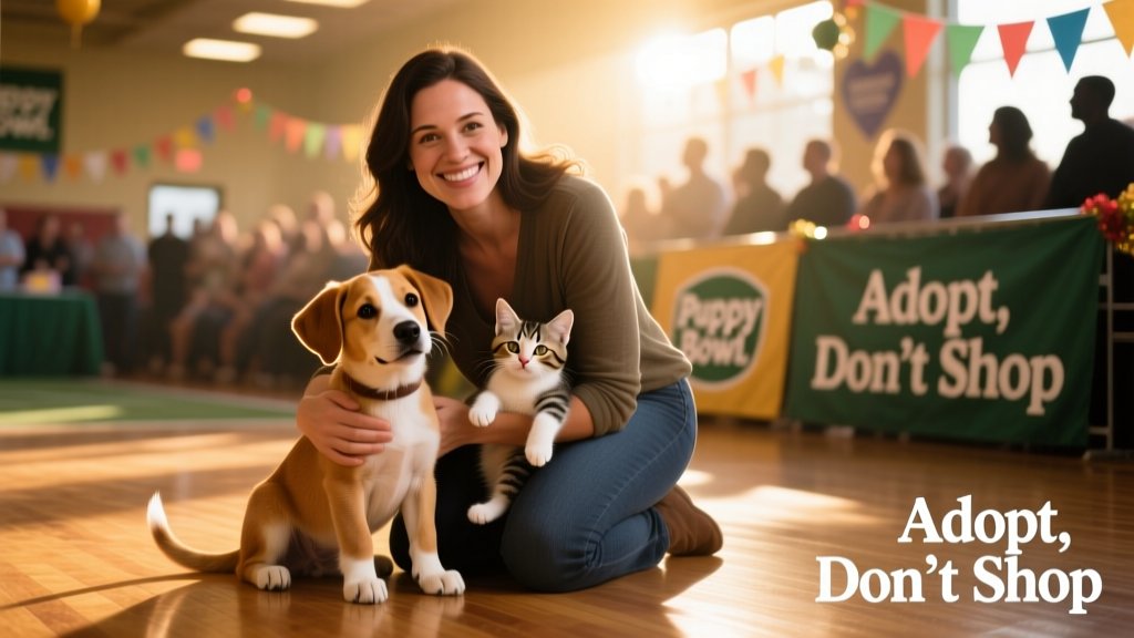 You Can Adopt These Puppies and Kittens During the Puppy Bowl