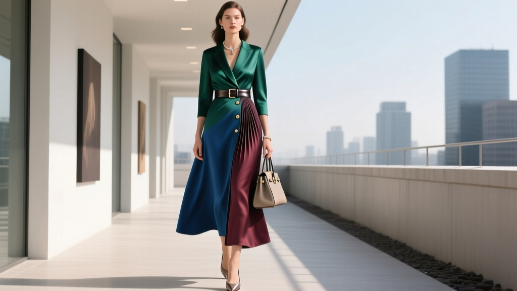 How to Make a Midi Dress Look More Formal