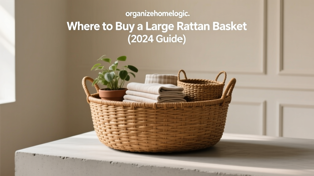 Where to Buy a Large Rattan Basket (2024 Guide)