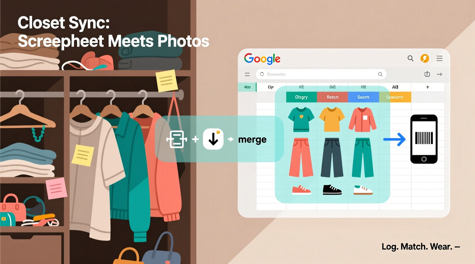 closet organization tips spreadsheet vs google photos