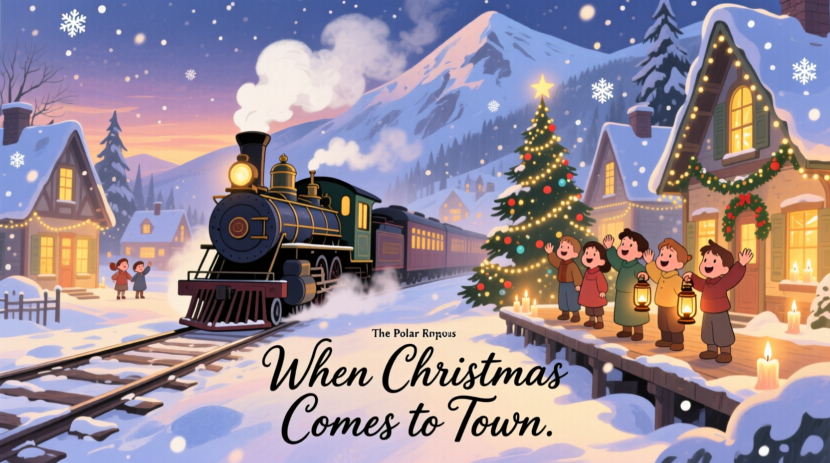 when christmas comes to town lyrics polar express