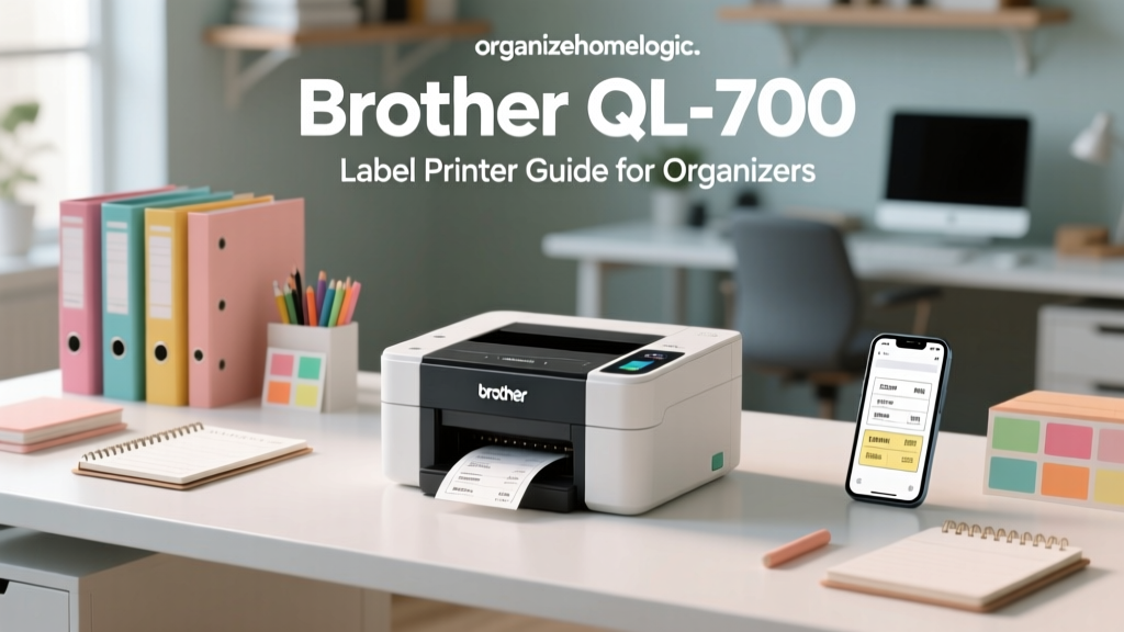 Brother QL-700 Label Printer Guide for Organizers