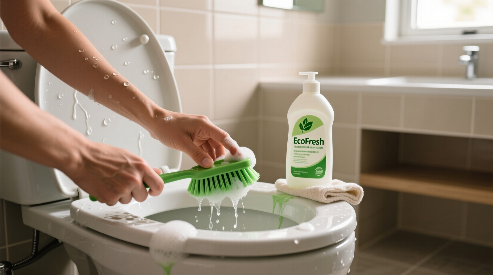 how to clean the toilet
