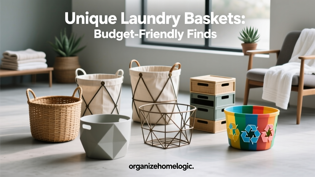 Unique Laundry Baskets: Budget-Friendly Finds