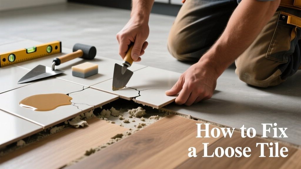 How to Fix a Loose Tile in the Kitchen Floor