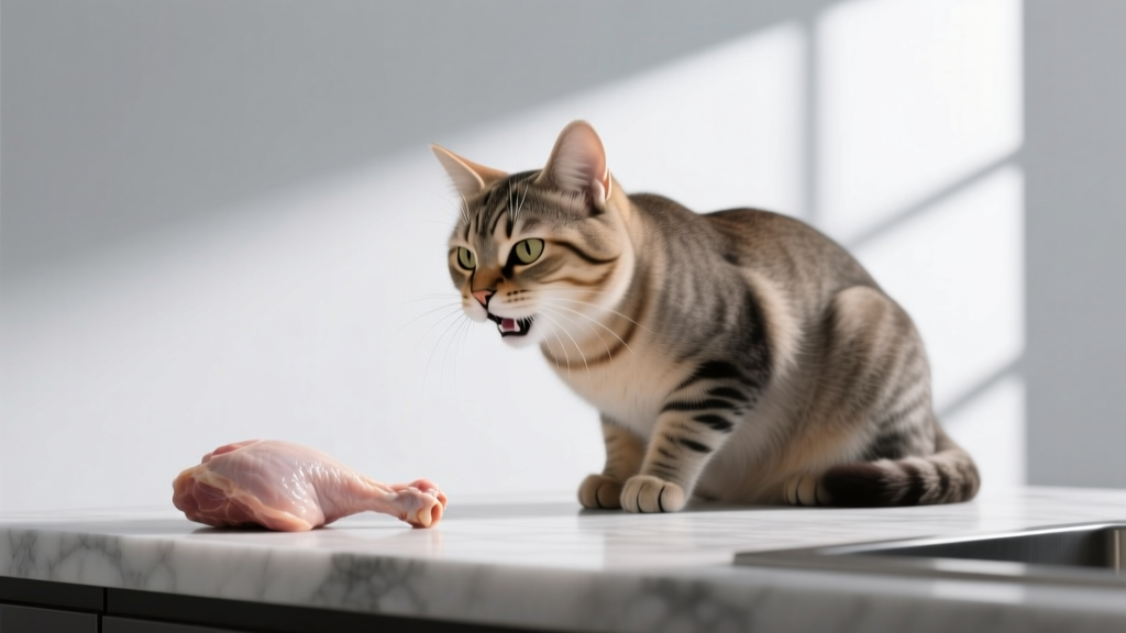 Why Is My Cat Hissing at Raw Food? (2026)