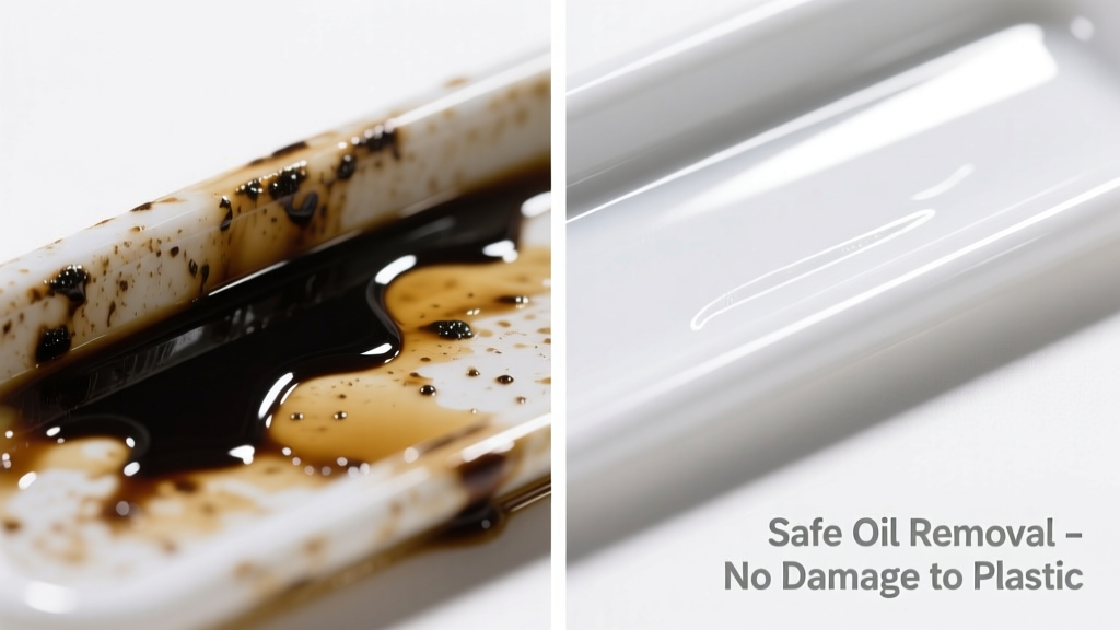How to Remove Motor Oil from Plastic Surfaces Safely