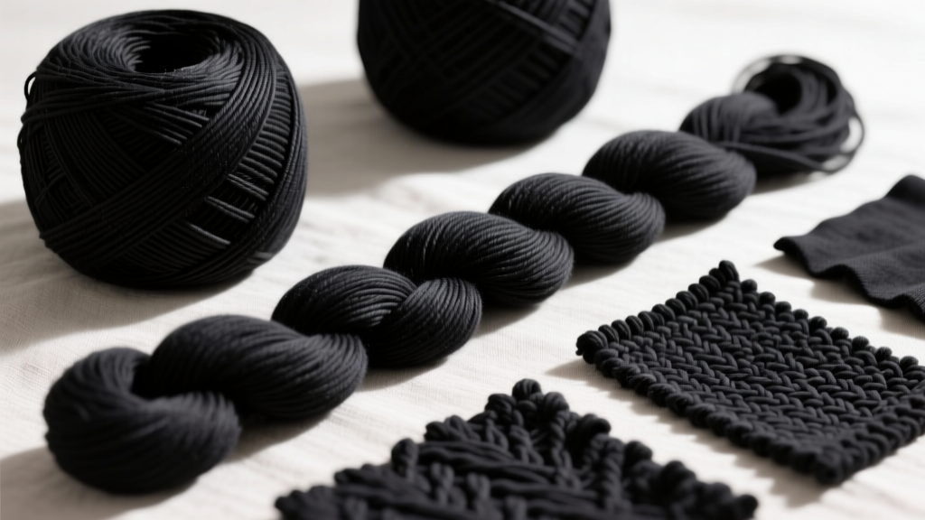 Black Cotton Yarn: Properties, Sourcing & Design Guide