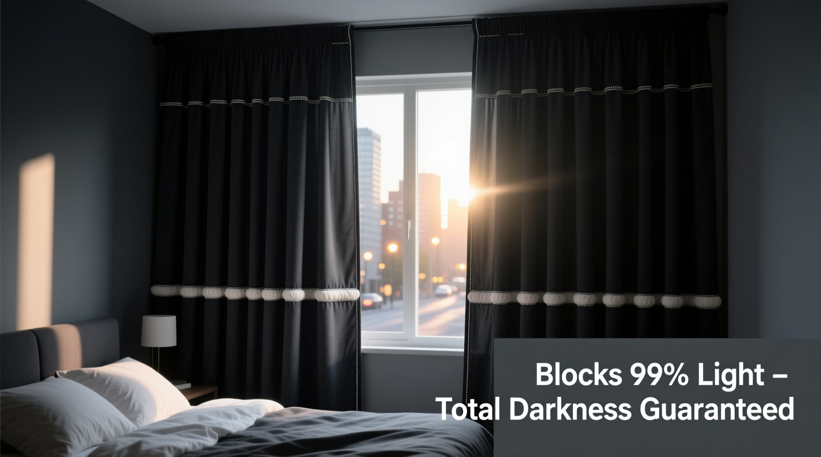 why do blackout curtains help with sleep and do they block all light types