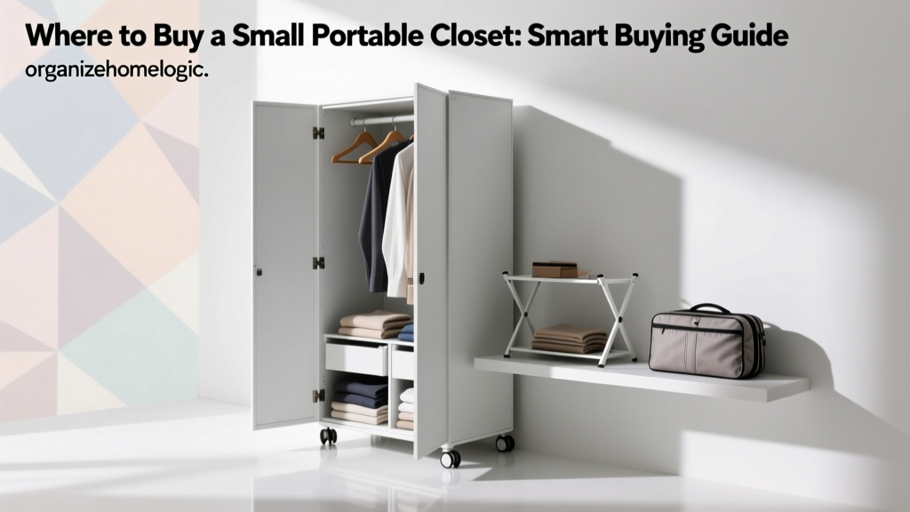 Where to Buy a Small Portable Closet: Smart Buying Guide