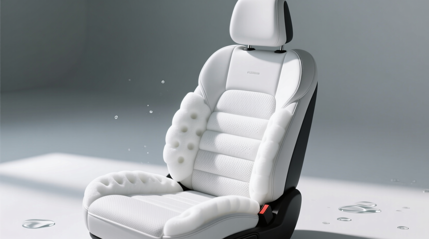 how to clean car seat covers with foam padding