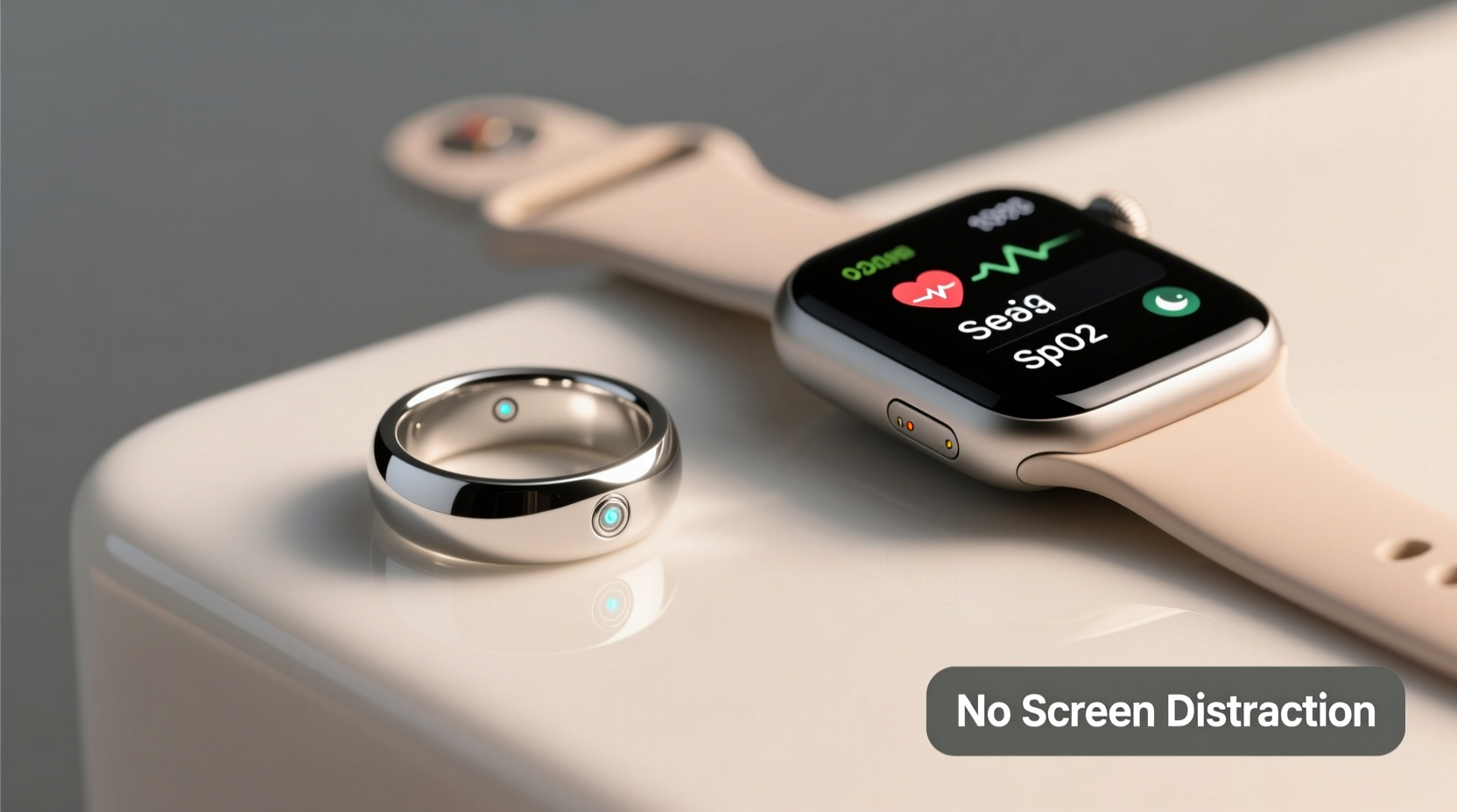 smart ring vs smart watch tracking health without the screen distraction