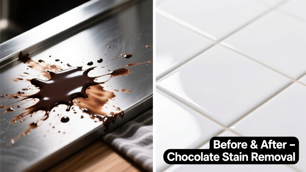 How to Remove Chocolate Stains from Any Surface