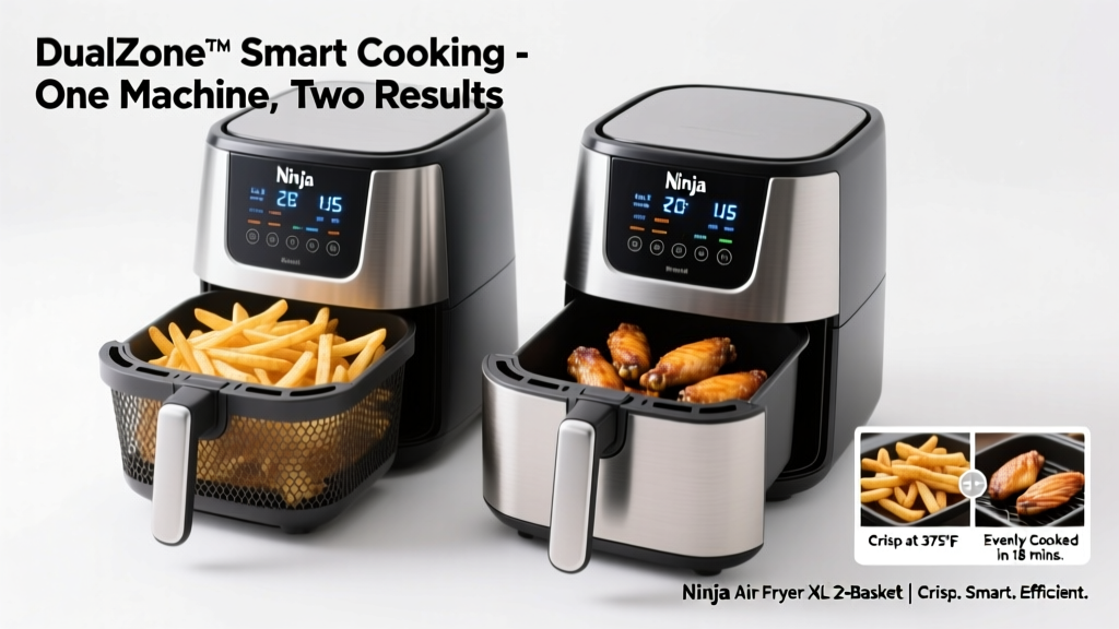 Ninja Air Fryer XL 2-Basket Review: Crisp, Smart, Dual-Zone