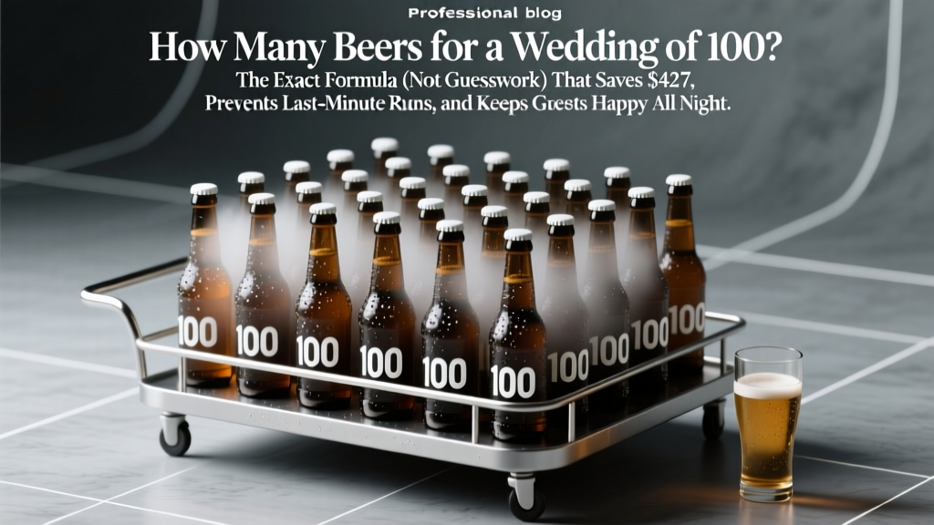 Beers for 100-Guest Wedding: Exact Formula (2026)