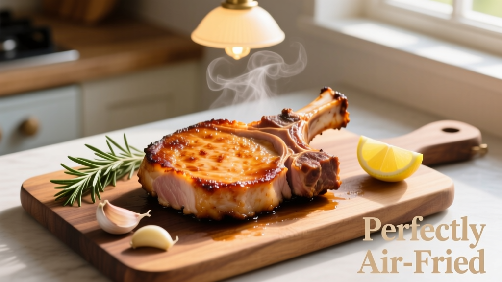 How to Air Fry Center Cut Bone-In Pork Chops Perfectly