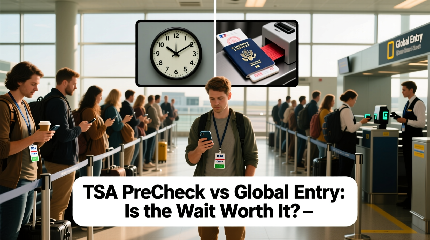 tsa precheck vs global entry is the interview worth the wait time
