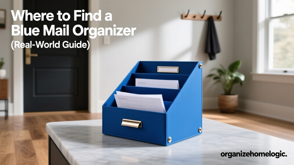 Where to Find a Blue Mail Organizer (Real-World Guide)