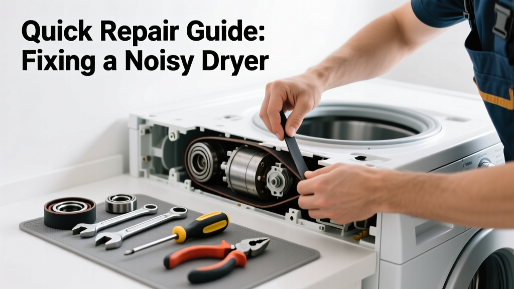 Fixing a Noisy Dryer in the Kitchen: Quick Repair Guide