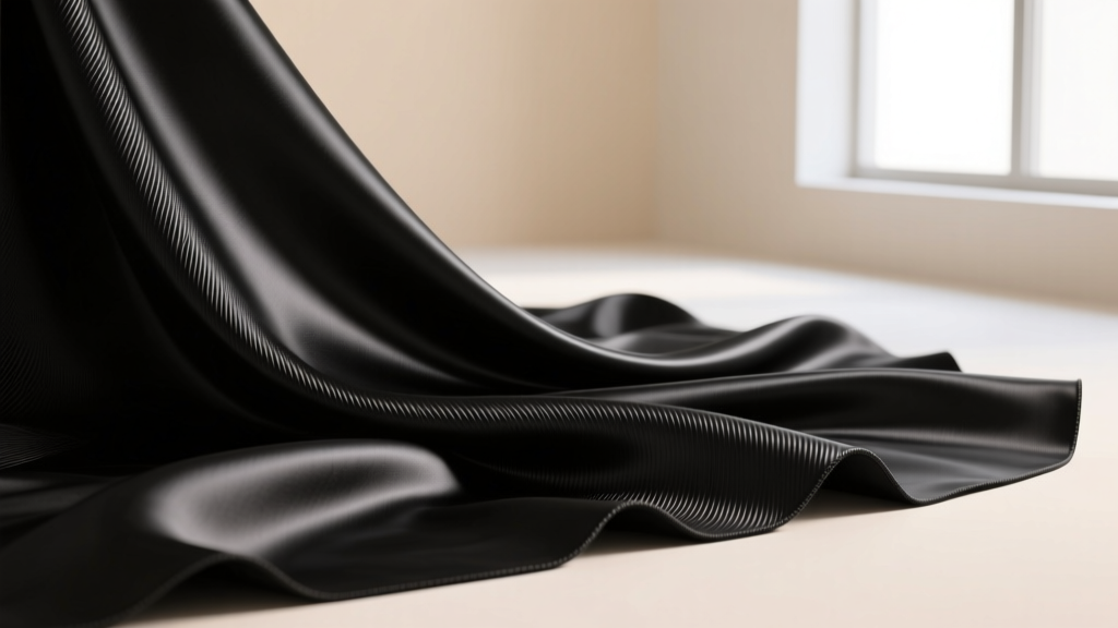 Black Silk Taffeta Fabric: Safety, Standards & Sourcing Guide