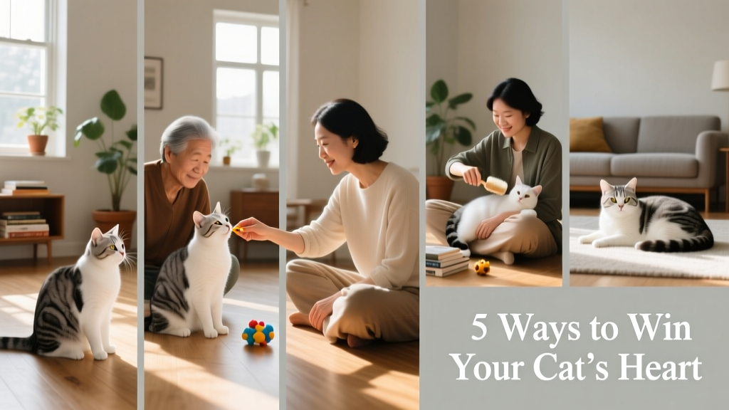 5 Ways to Get Your New Cat to Like You