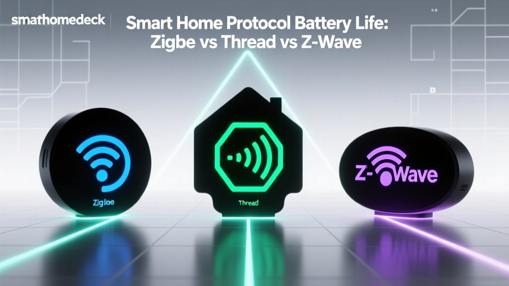 Smart Home Protocol Battery Life: Zigbee vs Thread vs Z-Wave