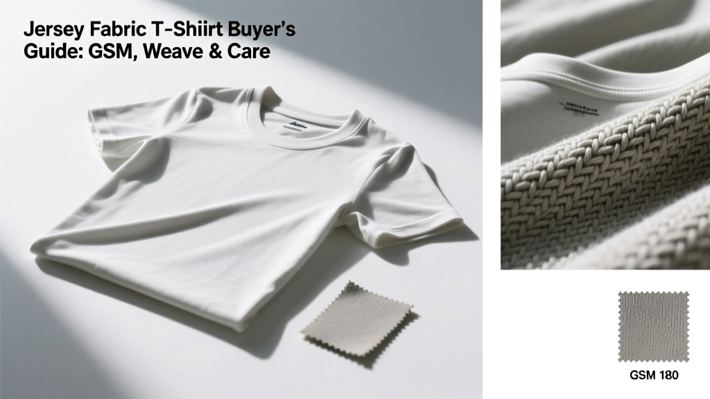 Jersey Fabric T-Shirt Buyer’s Guide: GSM, Weave & Care
