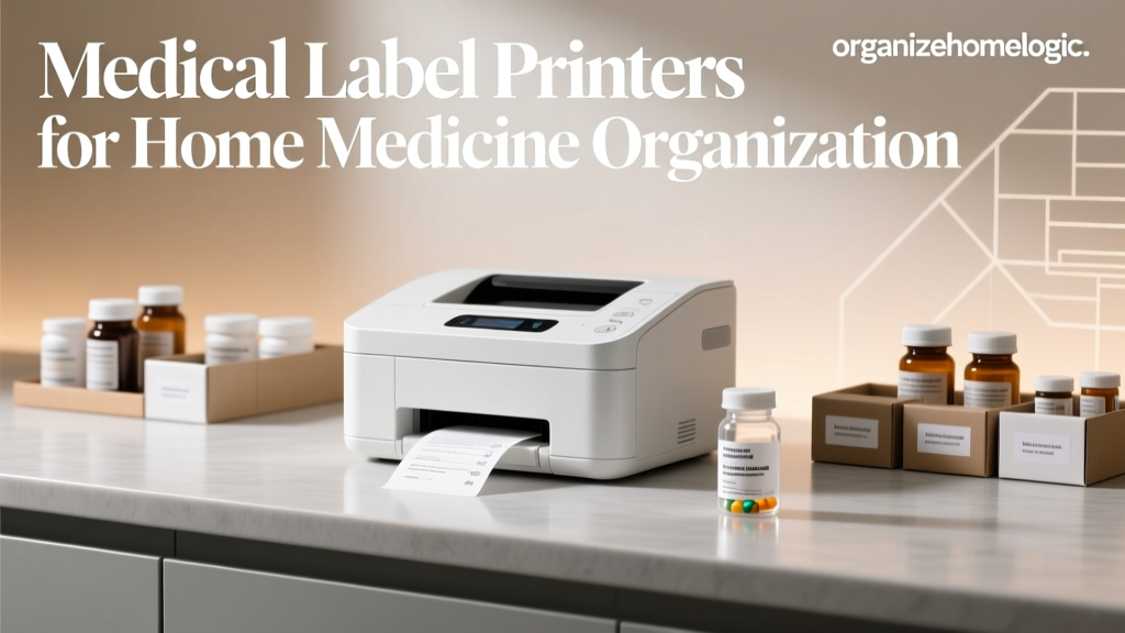 Medical Label Printers for Home Medicine Organization