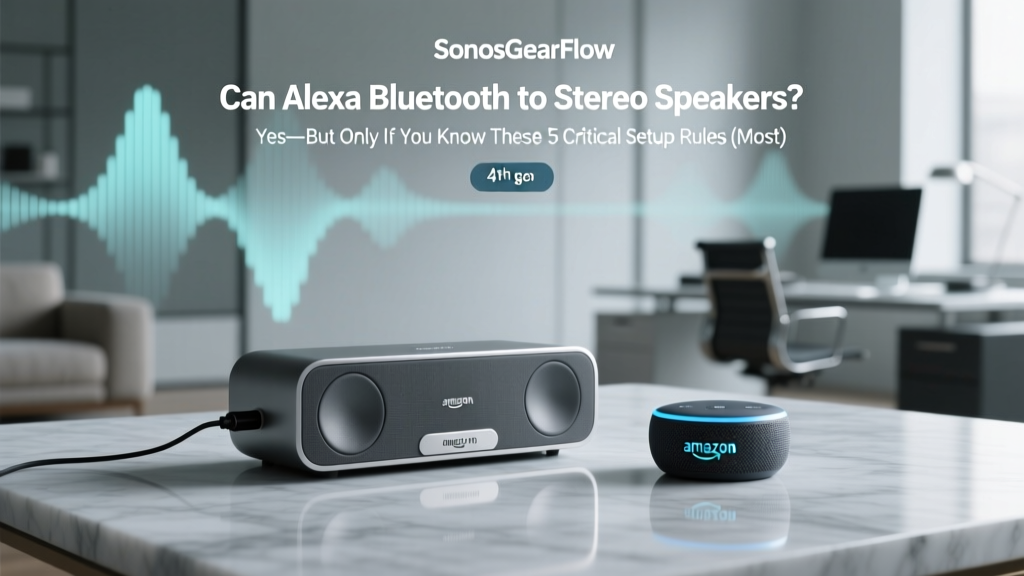 Can Alexa Bluetooth to Stereo Speakers? (2026)