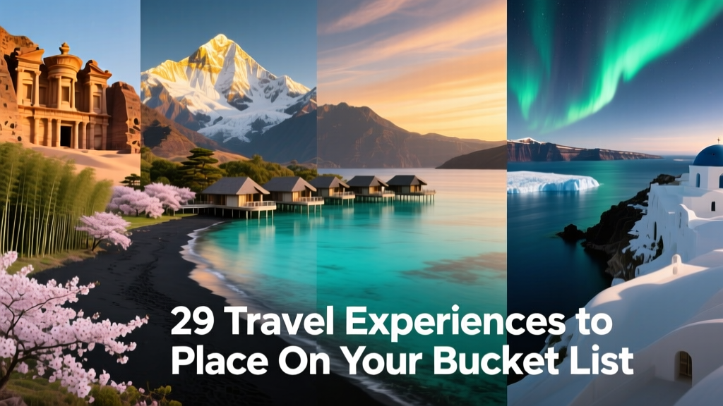 29 Travel Experiences To Place On Your Bucket List