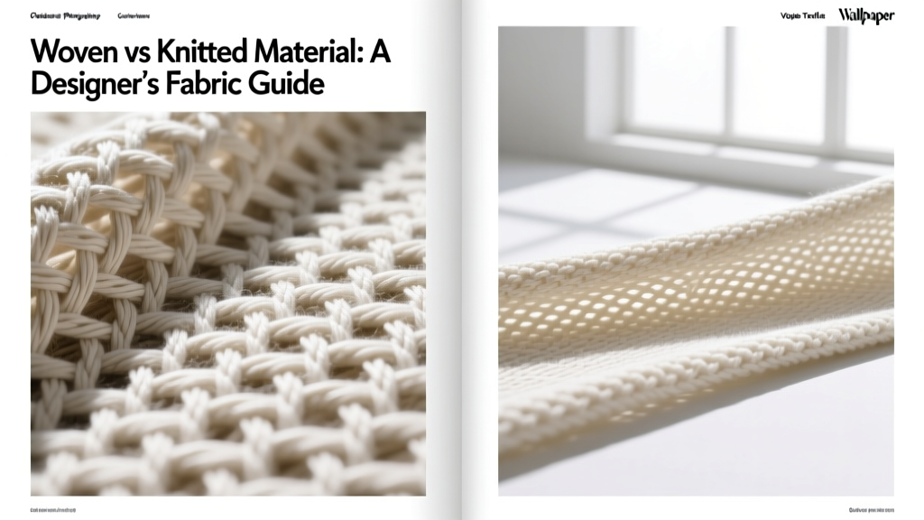 Woven vs Knitted Material: A Designer’s Fabric Guide