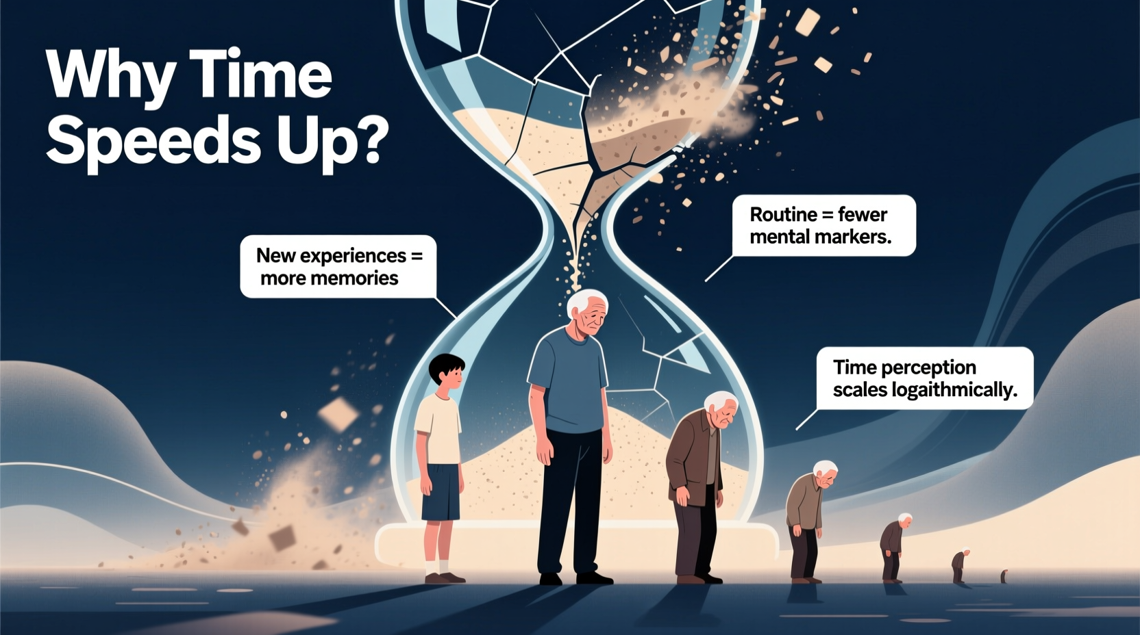 why does time feel like it speeds up as you get older explained