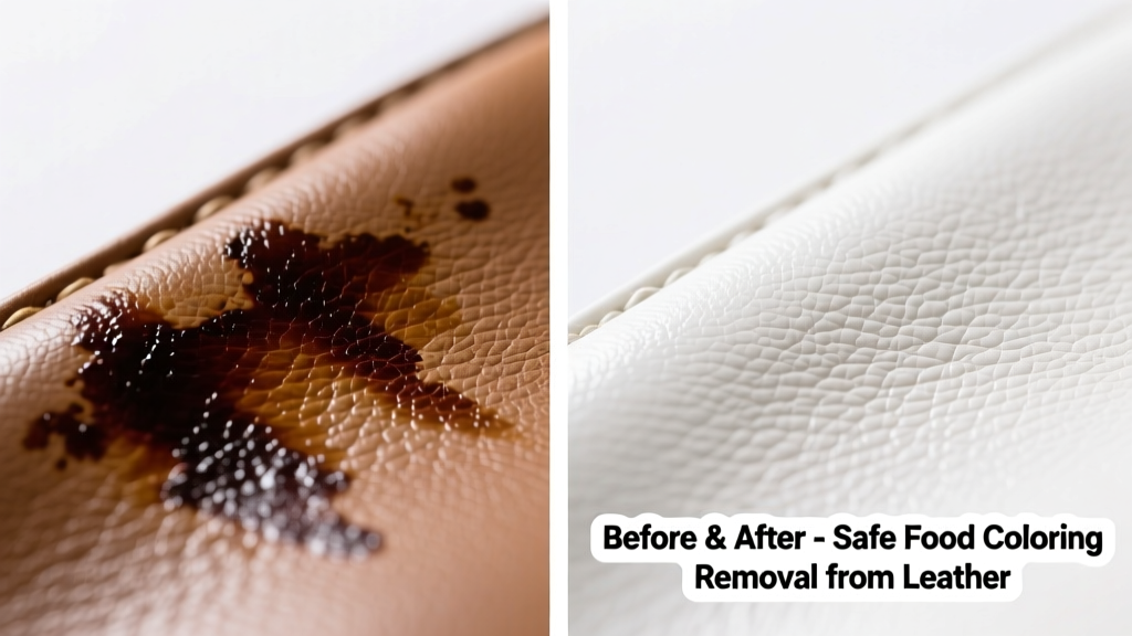 How to Remove Food Coloring from Leather Safely