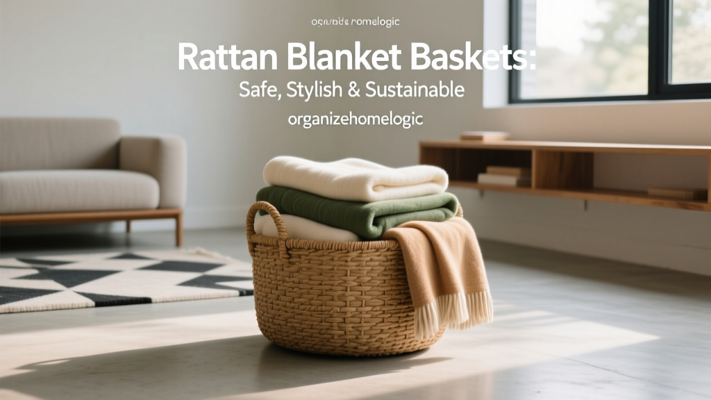 Rattan Blanket Baskets: Safe, Stylish & Sustainable