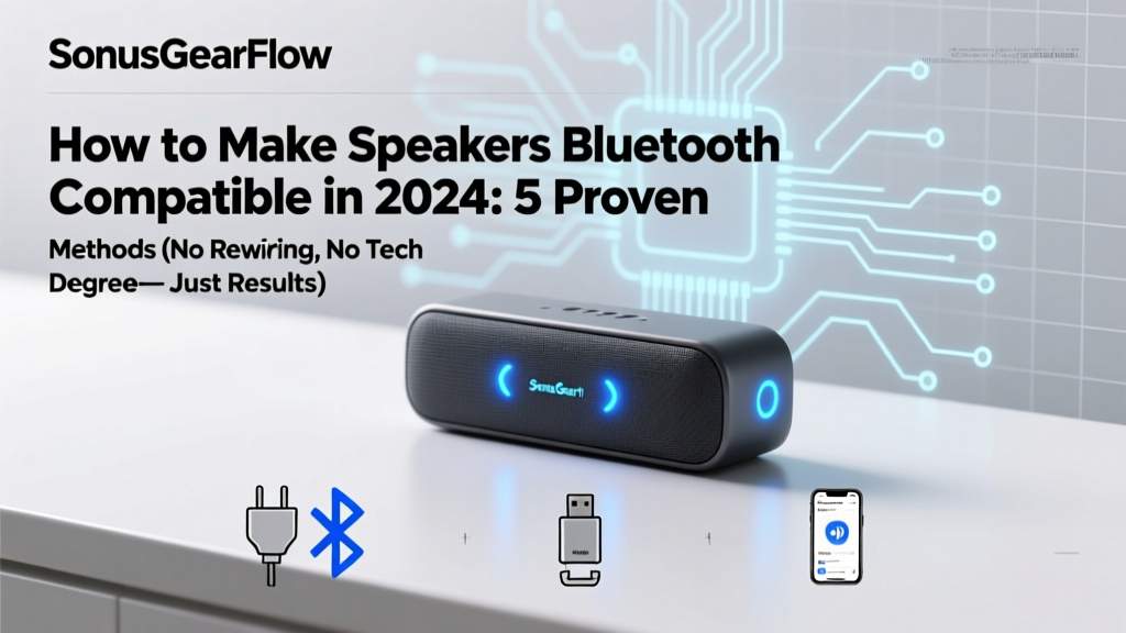 How to Make Speakers Bluetooth Compatible (2026)