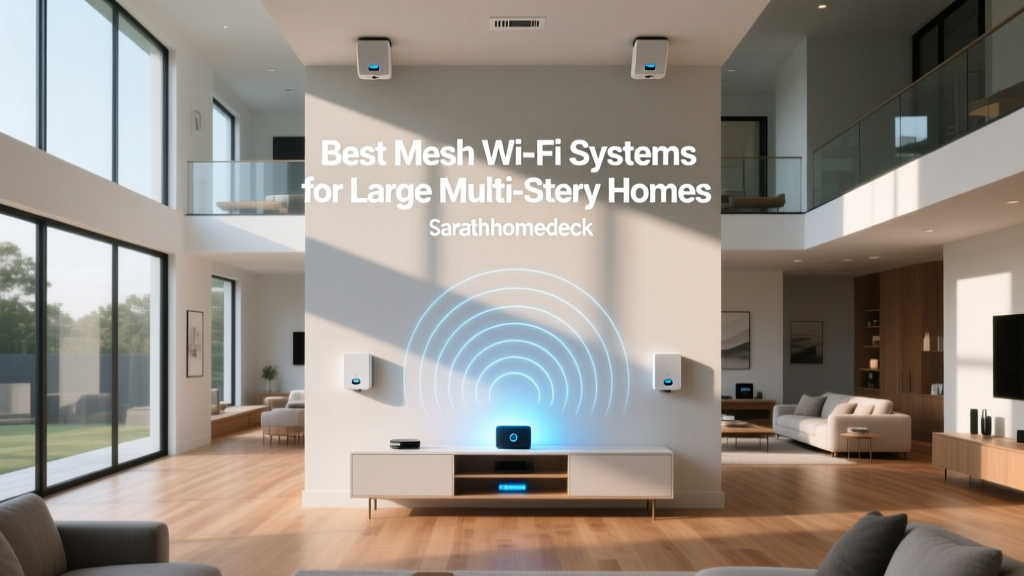 Best Mesh Wi-Fi Systems for Large Multi-Story Homes