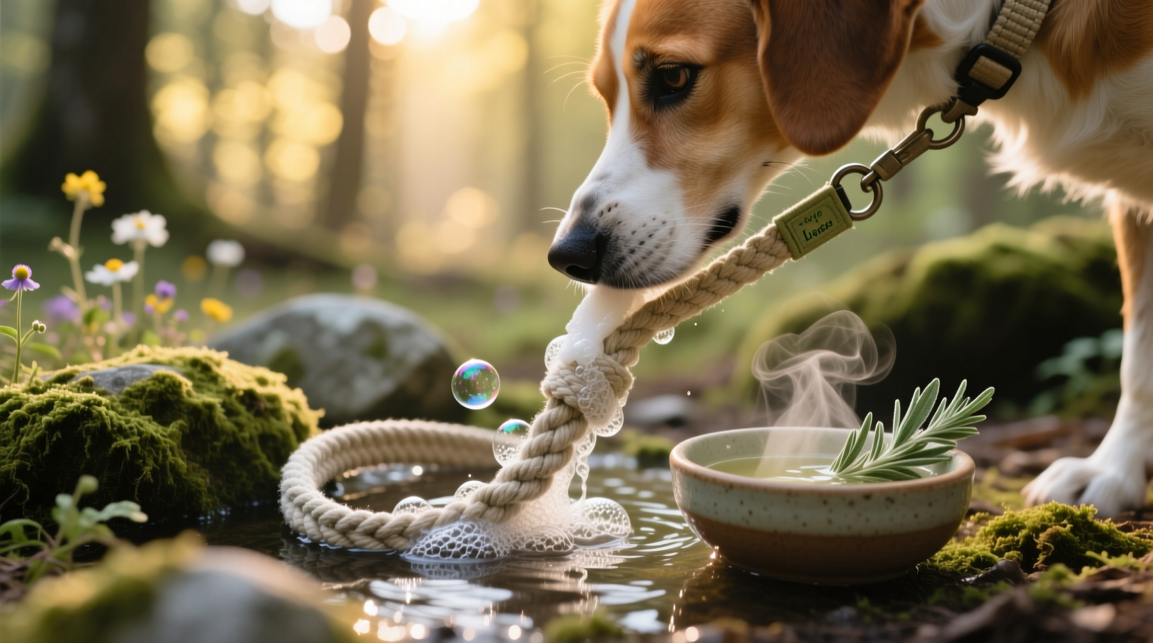 eco friendly cleaning tips for dog leashes