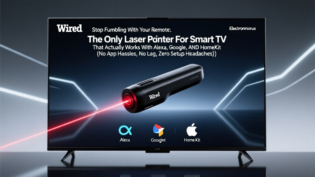 Stop Fumbling With Your Remote: The Only Laser Pointer For Smart Tv That Actually Works With Alexa, Google, AND HomeKit (No App Hassles, No Lag, Zero Setup Headaches)