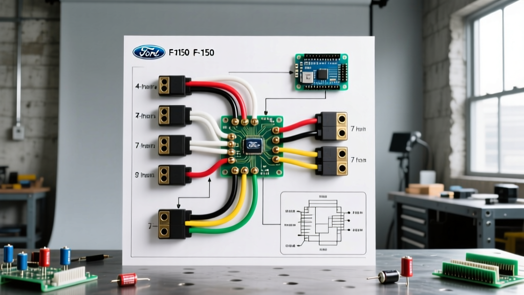 Step-by-Step Wiring Diagram for a Ford F-150 Trailer Harness
