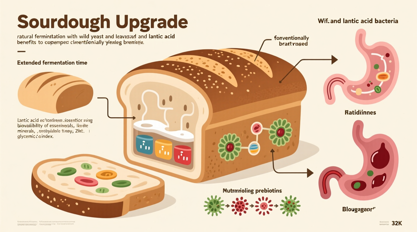 why is sourdough bread healthier explaining the fermentation benefits