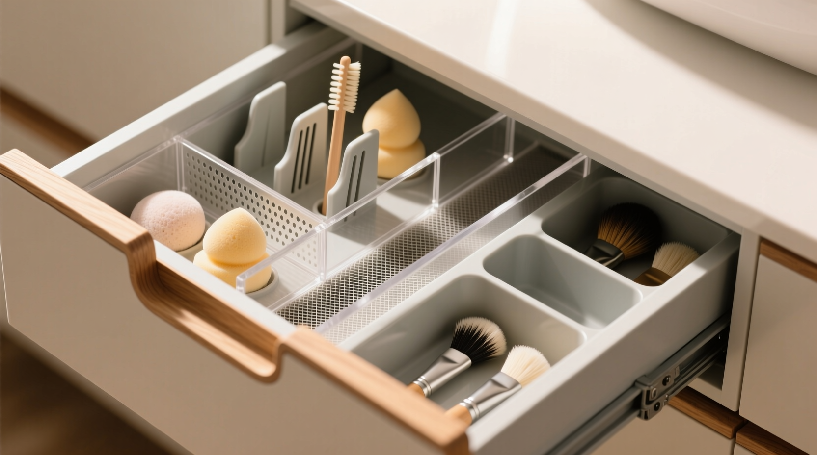 closet organization tips store sponges cleaners mold free