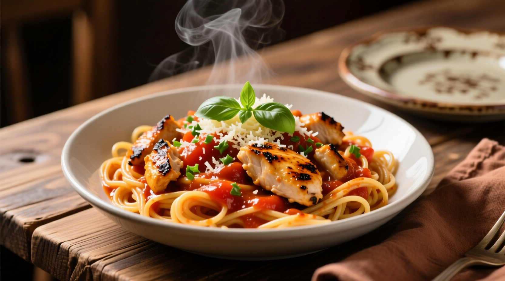 Perfect Pasta with Tomato Sauce and Chicken Recipe