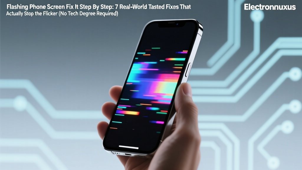 Flashing Phone Screen Fix It Step By Step: 7 Real-World Tested Fixes That Actually Stop the Flicker (No Tech Degree Required)