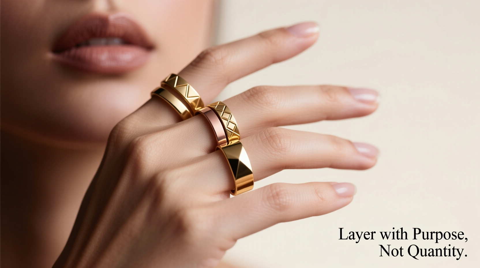 how to style layered rings without looking cluttered in 2025