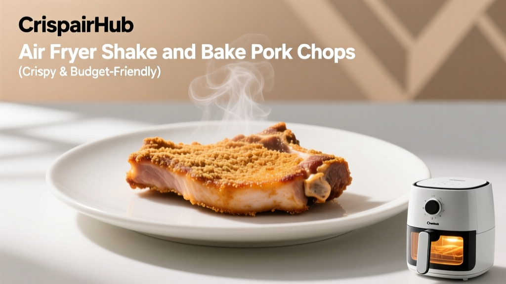 Crispy Air Fryer Shake & Bake Pork Chops