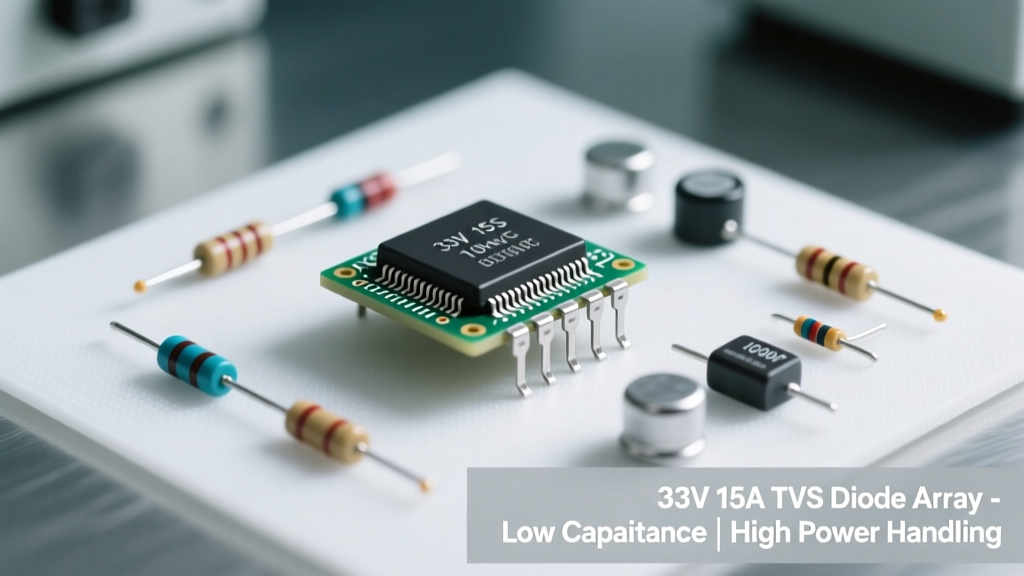 33V 15A TVS Diode Arrays: Low Capacitance, High Power Handling for Robust Circuit Protection