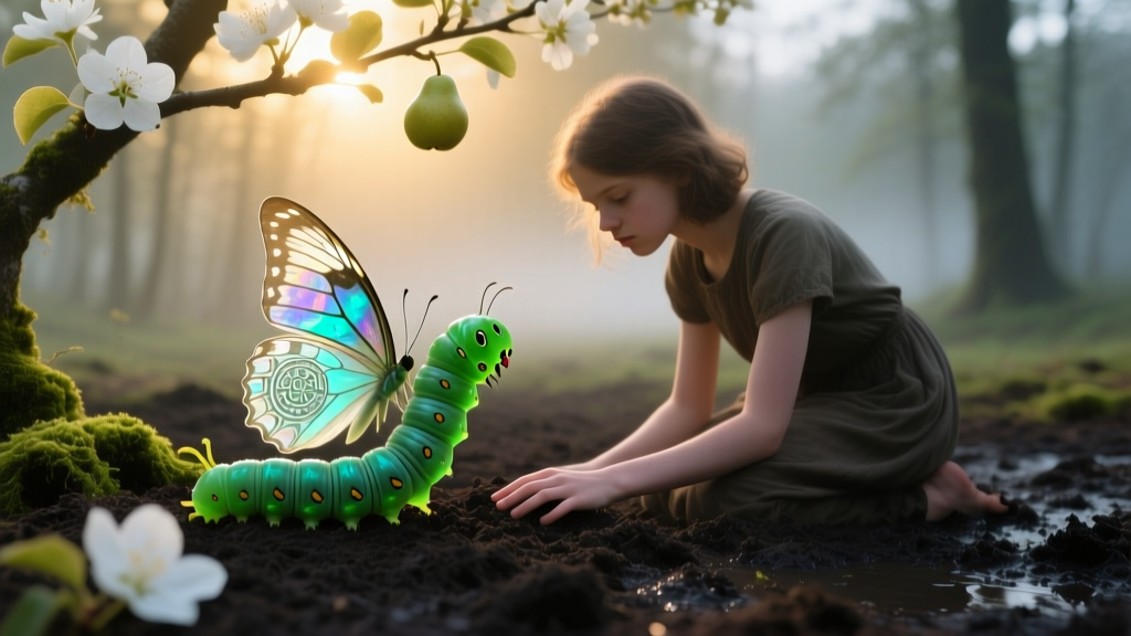Butterfly and Caterpillar: Combined Dream Symbolism