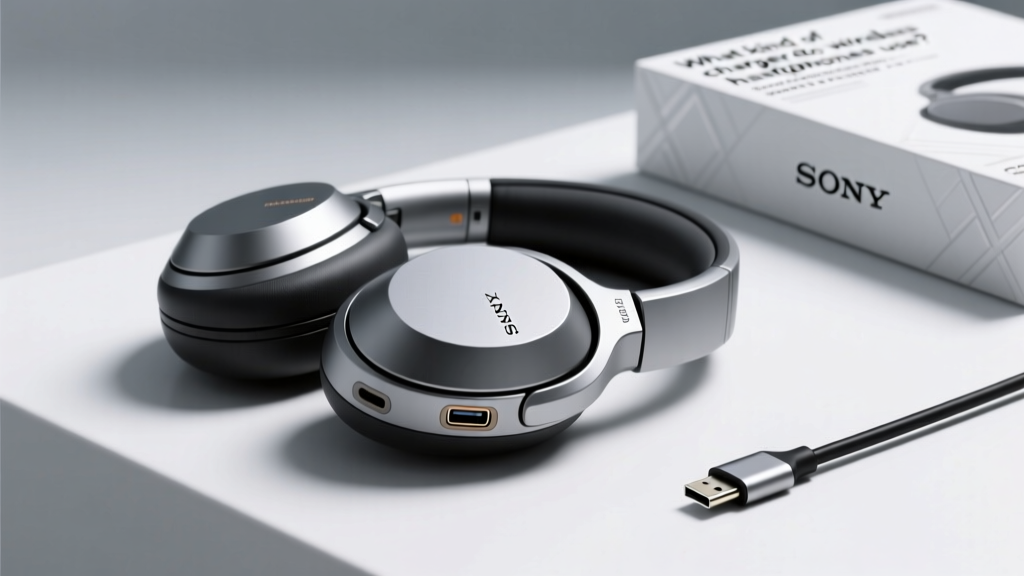 Sony Wireless Headphones USB-C Charger & Fast Charging